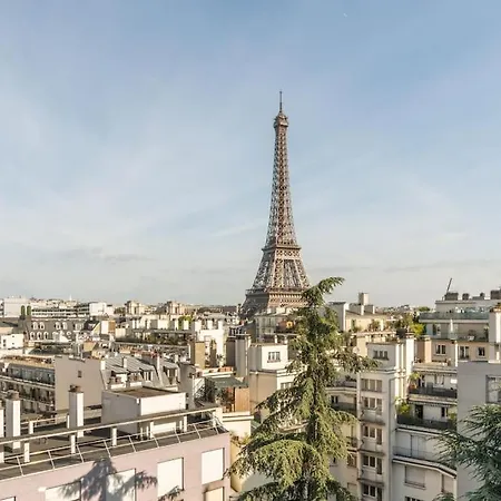 Magnifique Avec Vue Sur Tour Eiffel Paris